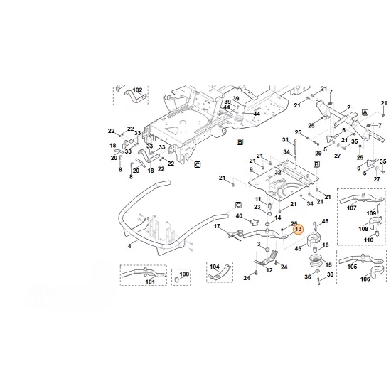 Stihl  Ramię naprężające 6170 760 0843